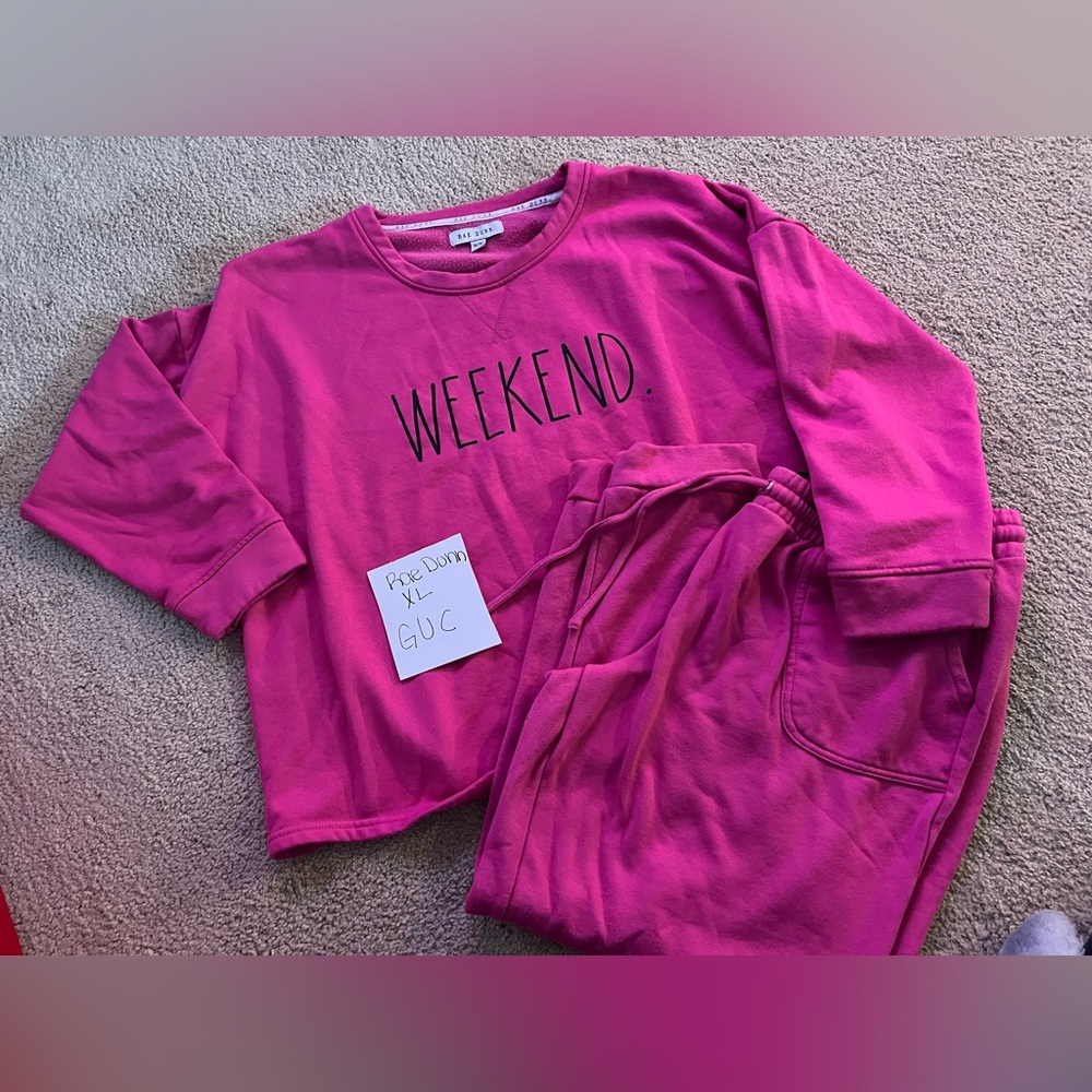 Rae Dunn sweatsuit /PJS